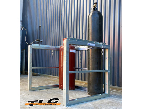 GBSR9 Gas Cylinder Storage Rack - 900x900