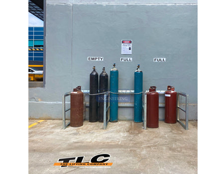 GBSR9 Gas Cylinder Storage Rack - 900x900