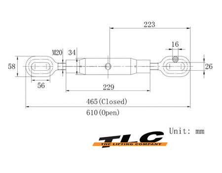 Rigging Screw Grade S Eye/Eye