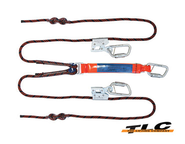 3068A K4 Twin Leg Adjustable Rope Lanyard