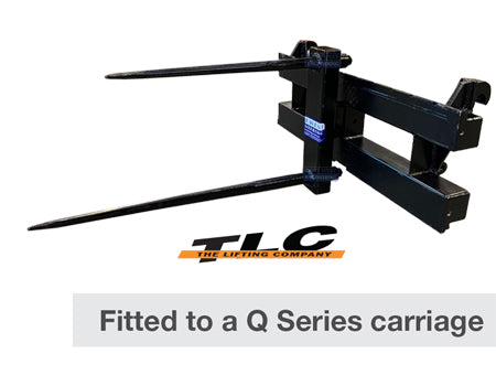 QHBV2 Vertical Bale Spear Attachment