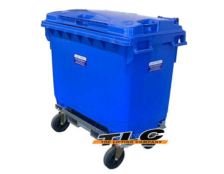 W660PRB 660L Wheelie Bin with Rotator Base