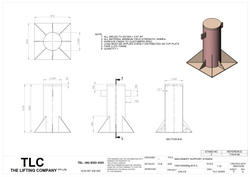 100T Machinery Support Stands