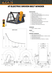 4T Fixed Shop Belt Winder