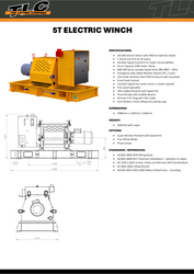 5T Ground/System Winch