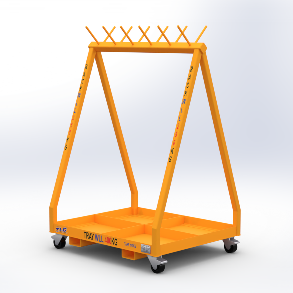 Workshop rack trolley