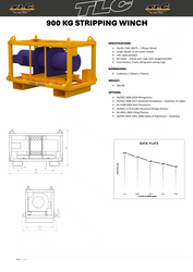 900kg Stripping Winch Frame (Pacific Series)