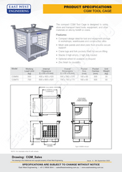 East West Engineering CGM Tool Cage