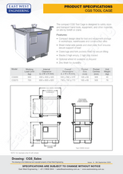 East West Engineering CGS Tool Cage