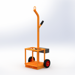 100kg 'D Size' Gas Bottle Trolley