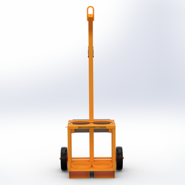 100kg Oxy-Oxy Gas Bottle Trolley