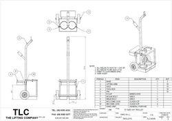 100kg Oxy-Oxy Gas Bottle Trolley