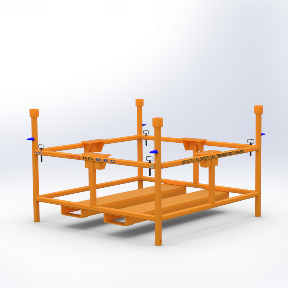 DC Grid Blower Fan Transport Frame