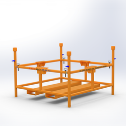 DC Grid Blower Fan Transport Frame