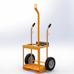 200KG Oxy / Acetylene Gas Bottle Trolley