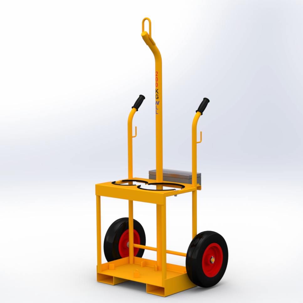 Oxy / Acetylene Gas Bottle Trolley