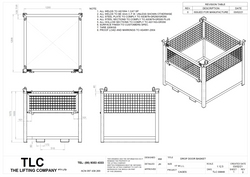 1T Drop Door Cage