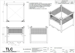1T Drop Door Cage
