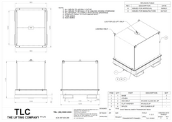 800KG AGG Locker Dustbin Transport Stand