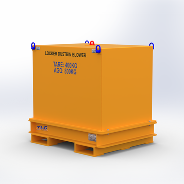 800KG AGG Locker Dustbin Transport Stand