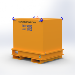 800KG AGG Locker Dustbin Transport Stand