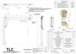 500KG Container Mounted Swing Arm TLC