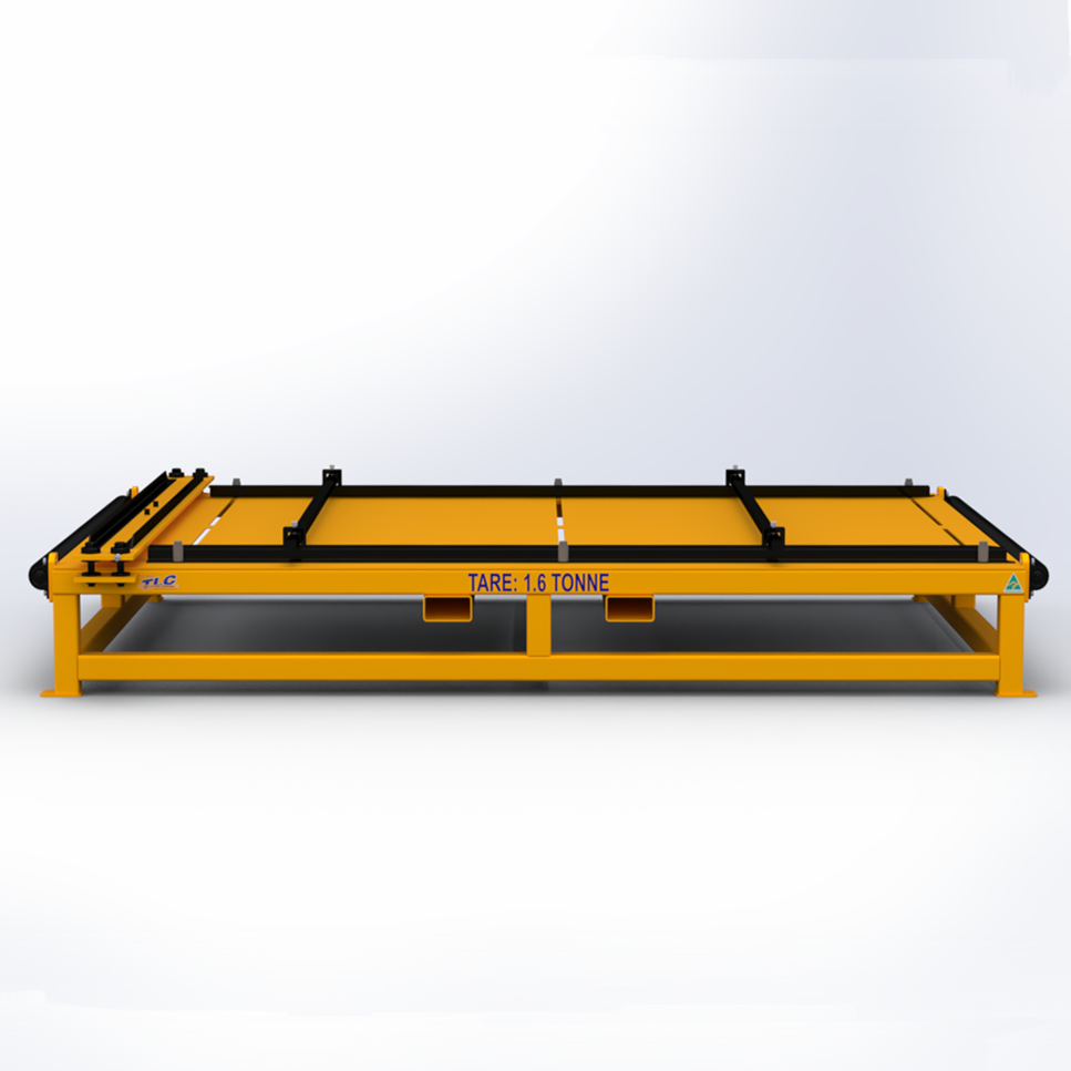 Manually driven slitting table