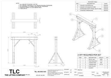 10T 2m Trestles TLC