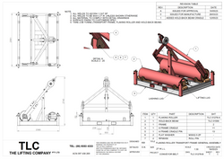 40T Flaking Roller And Transport Frame