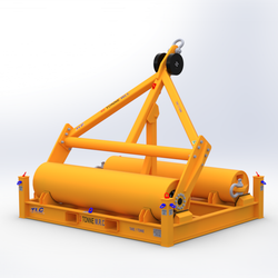 40T Flaking Roller And Transport Frame