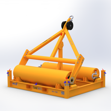 40T Flaking Roller And Transport Frame