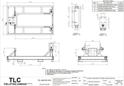 11T Engine Transport Frame