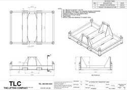10T Alternator Transport Frame