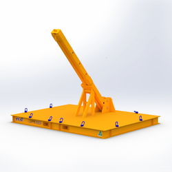 3T Gas Heater Coil Winch Out Stand