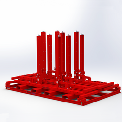 Flaking Guide Stand and Transport Frame