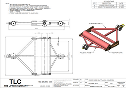 20T Flaking Roller And Transport Frame
