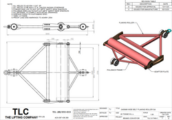 20T Flaking Roller And Transport Frame