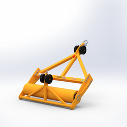 20T Flaking Roller And Transport Frame