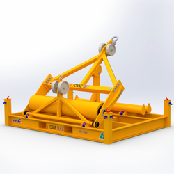 20T Flaking Roller And Transport Frame