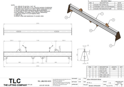 6T Semi Spreader Beam