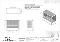 1.5T Goods Cage With Slide Out Door