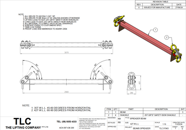 42T Spreader Beam