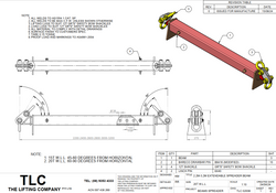 20T 2.3-3.2m Extendable Spreader Beam