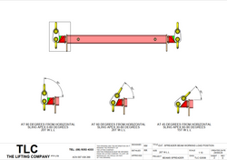 20T 2.3-3.2m Extendable Spreader Beam