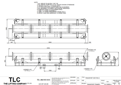 Burrup Pump Transport Frame Assmebly