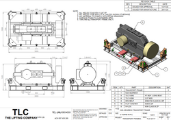 5T KZA Gearbox Transport Frame
