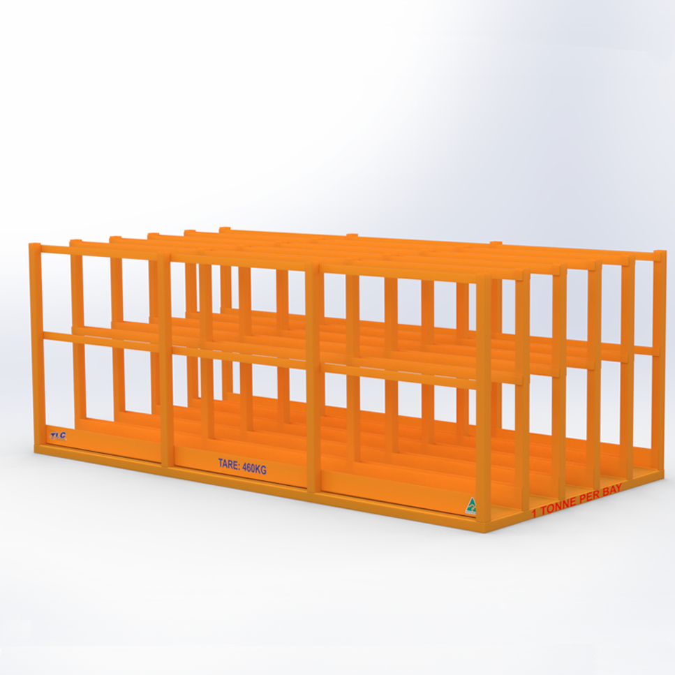 1t per bay offcut plate rack