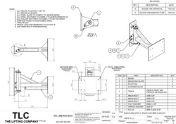 100kg Swing Arm with C Track