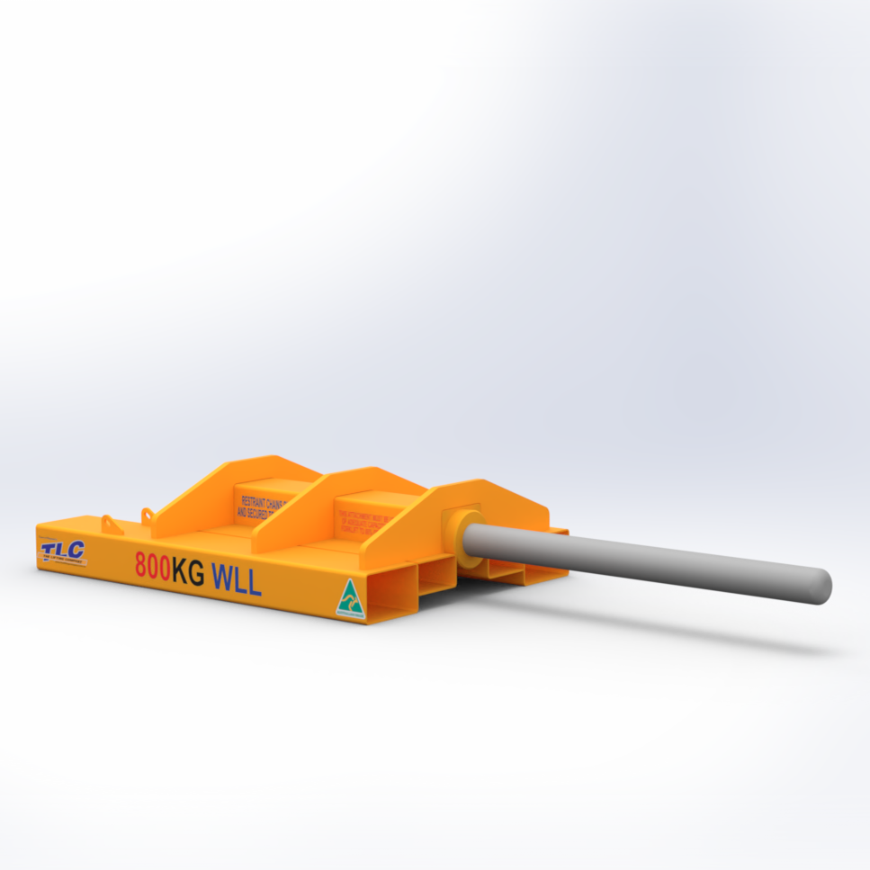 800kg 1300mm Roll Spike Fork Attachment