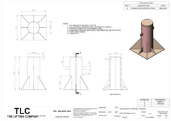 100T Machinery Support Stands